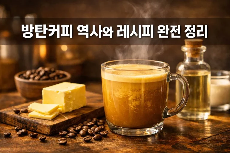 방탄커피 레시피 계산기 | 2026년 완전 가이드 ☕