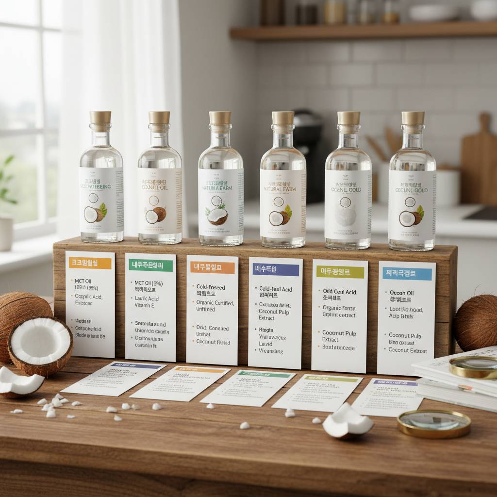 2026년 인기 코코넛오일 브랜드 TOP 10 성분표로 진짜 차이만 골라봤다 Image 1
