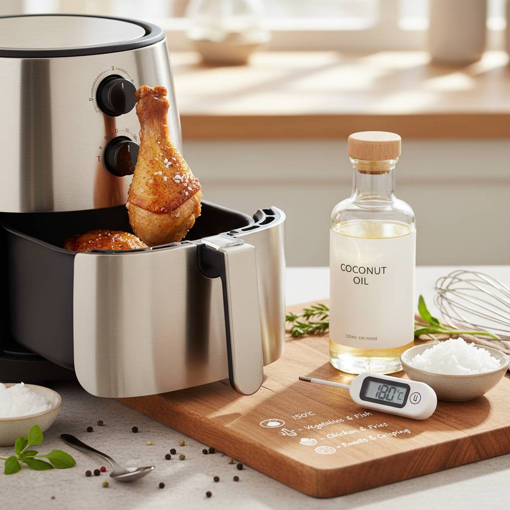 에어프라이어 요리에 찰떡인 코코넛오일 사용법과 온도별 주의사항 Image 3
