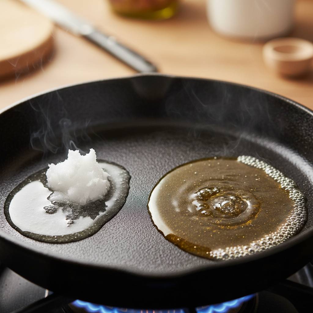 프라이팬에 식용유 대신 코코넛오일? 맛과 콜레스테롤 뭐가 더 좋을까 Image 1