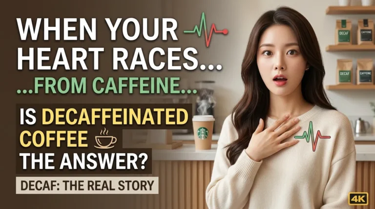 카페인만 마시면 심장 두근거릴 때, 디카페인 커피가 정말 정답일까요?